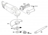 Bosch 3 601 H83 M02 GWS-24-180-JH Angle-Grinder Spare Parts